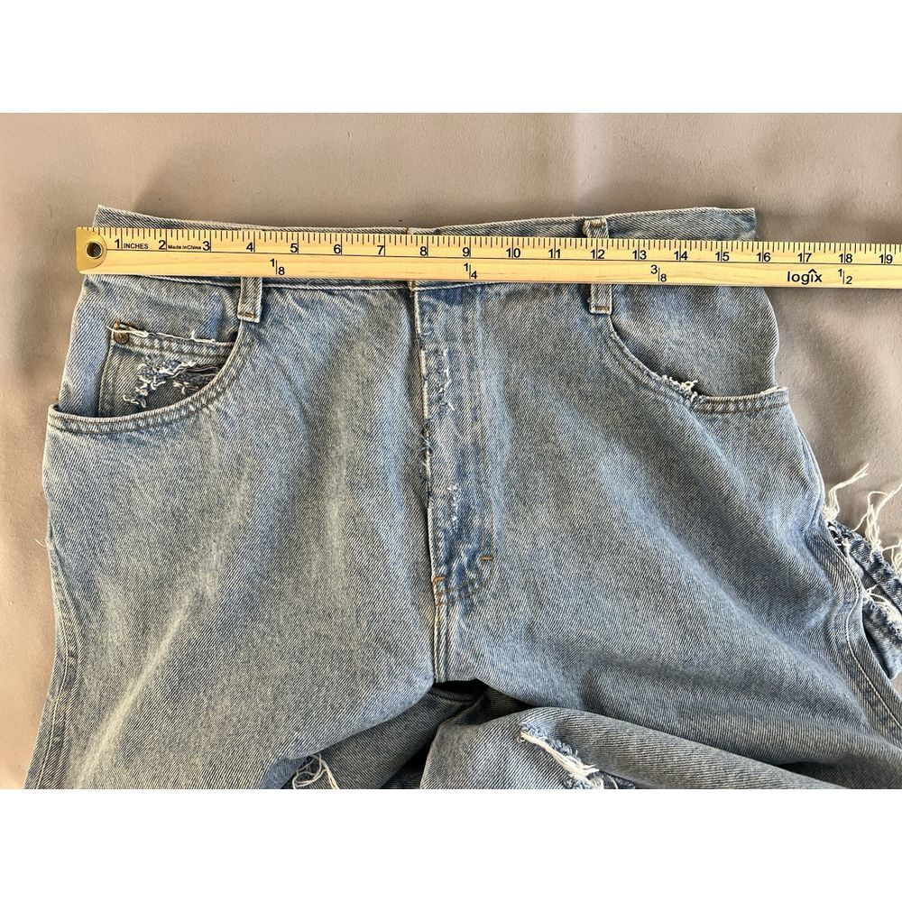 Vintage Gitano Mom Jeans Blue High Waist Tapered Leg Denim Womens 14 Average Y2K - Picture 3 of 10